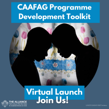 CAAFAG Programme Development Toolkit Virtual Launch Poster